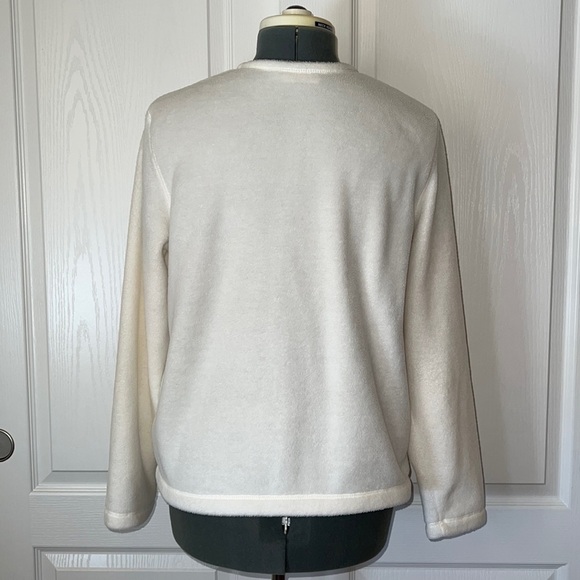 Croft & Barrow Zippered Fleece Sweater - Picture 3 of 3